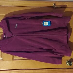Womens hooded zip-up Fleece,  Columbia,  brand new with tags, size 1X